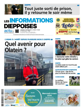 Cover of Les Informations Dieppoises