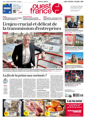 Cover of Ouest France (Caen - Bayeux - Falaise - Vire)