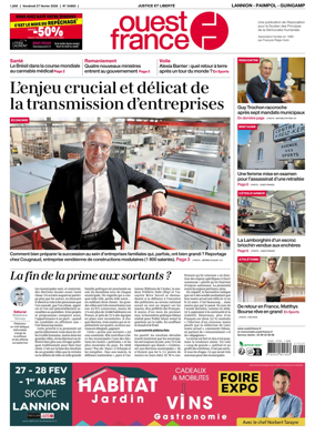 Cover of Ouest-France (Lannion / Paimpol / Guingamp)