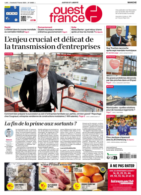 Cover of Ouest France (Manche)