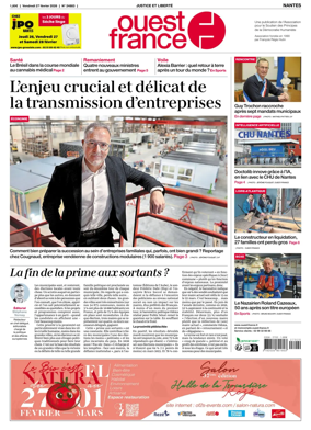 Cover of Ouest France (Nantes)