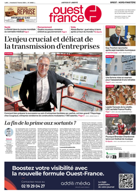 Cover of Ouest France (Nord-Finistere)