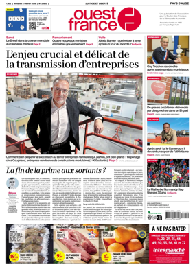 Cover of Ouest France (Pays d'Auge)