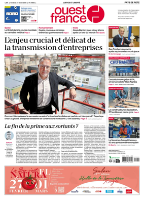 Cover of Ouest France (Pornic / Pays de Retz)