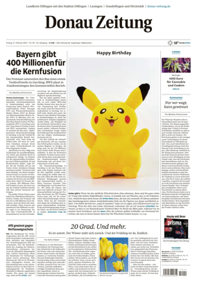 Cover of Donau Zeitung