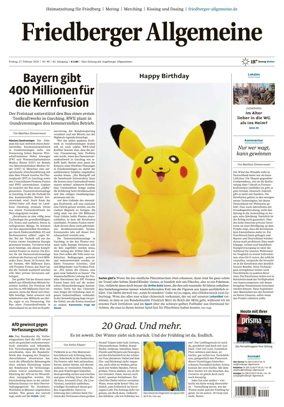 Cover of Friedberger Allgemeine