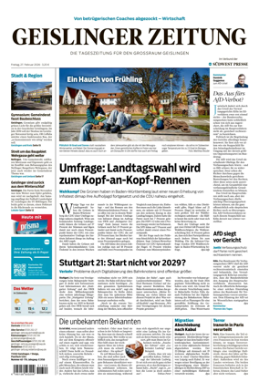 Cover of Geislinger Zeitung