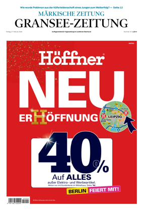 Cover of Gransee-Zeitung