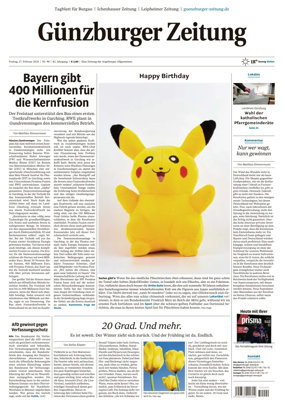 Cover of Guenzburger Zeitung
