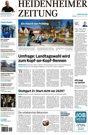 Cover of Heidenheimer Zeitung