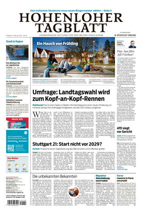 Cover of Hohenloher Tagblatt