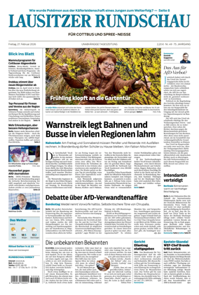 Cover of Lausitzer Rundschau