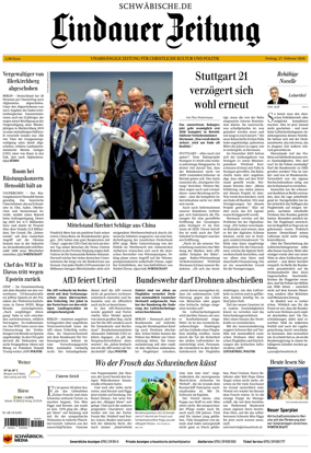 Cover of Lindauer Zeitung