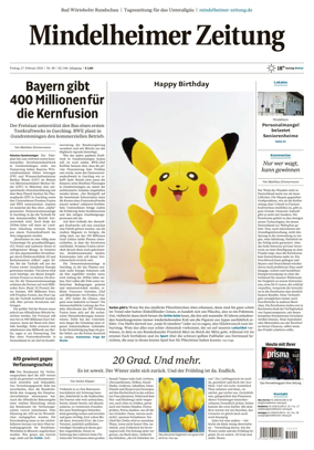 Cover of Mindelheimer Zeitung