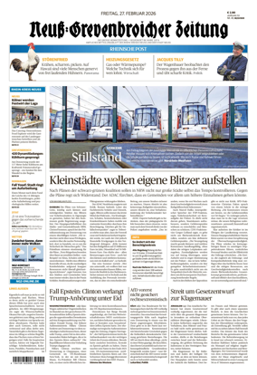 Cover of Neuss-Grevenbroicher Zeitung Neuss