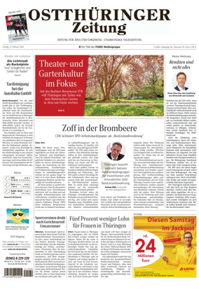 Cover of Ostthuringer Zeitung (Jena)