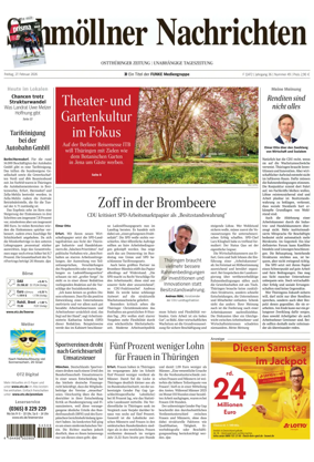 Cover of Ostthuringer Zeitung (Schmolln)
