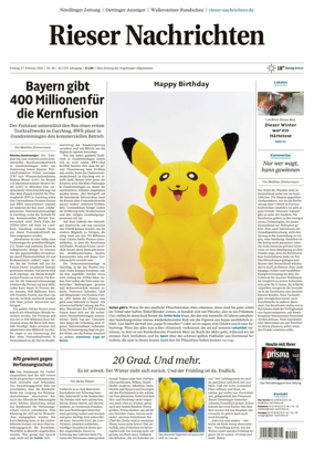 Cover of Rieser Nachrichten