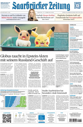 Cover of Saarbruecker Zeitung