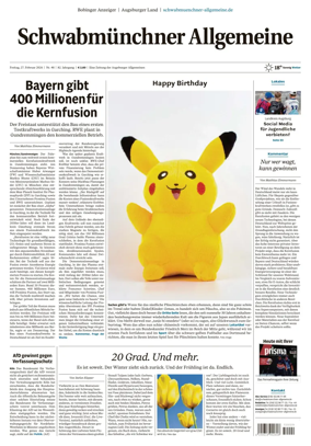 Cover of Schwabmunchner Allgemeine