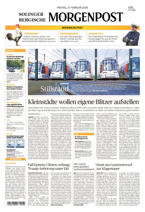 Cover of Solinger Bergische Morgenpost/Remscheid