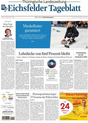 Cover of Thuringische Landeszeitung (Eichsfeld)