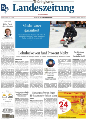 Cover of Thuringische Landeszeitung (Unstrut-Hainich-Kreis)