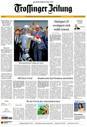 Cover of Trossinger Zeitung