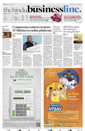 Cover of BusinessLine (Delhi)