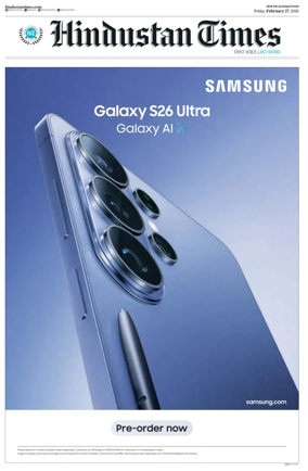 Cover of Hindustan Times ST (Jaipur)