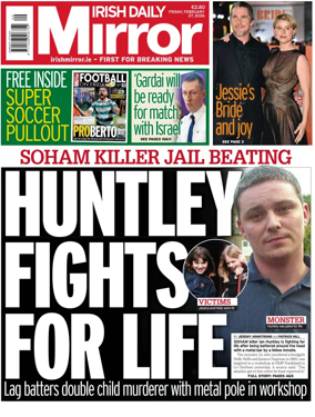 Cover of Irish Daily Mirror