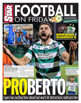 Cover of Irish Daily Star - Fanatic