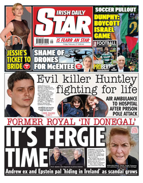 Cover of Irish Daily Star