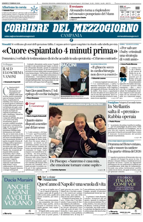 Cover of Corriere del Mezzogiorno (Campania)