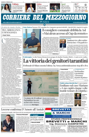 Cover of Corriere del Mezzogiorno (Puglia)