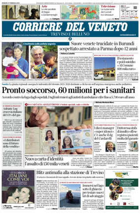 Cover of Corriere del Veneto (Treviso e Belluno)