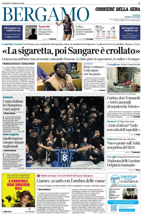 Cover of Corriere della Sera (Bergamo)