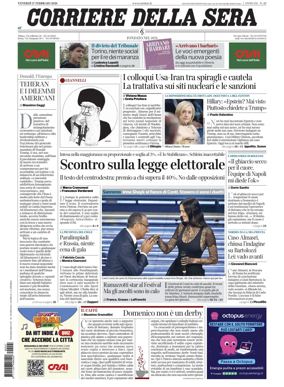 Cover of Corriere della Sera