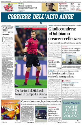 Cover of Corriere dell'Alto Adige