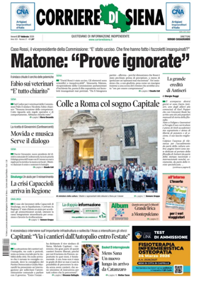 Cover of Corriere di Siena