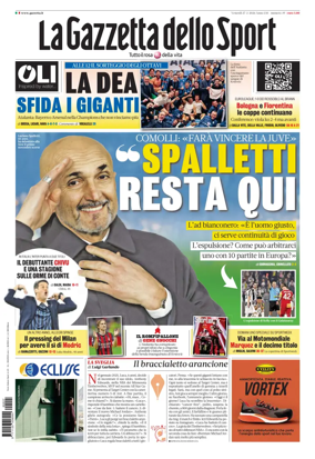 Cover of La Gazzetta dello Sport - Roma