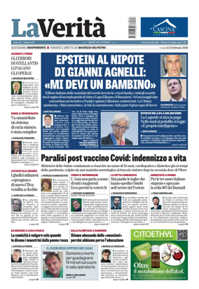 Cover of La Verita (Italia)