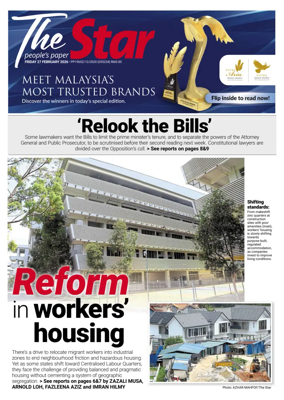 Cover of The Star Malaysia