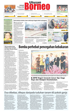 Cover of Utusan Borneo (Sarawak)