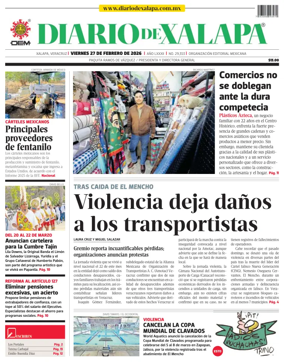 Cover of Diario de Xalapa