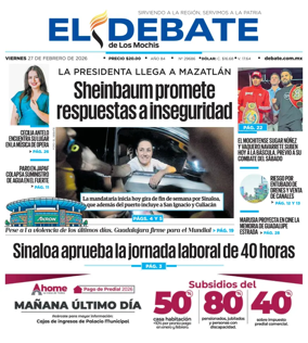 Cover of El Debate de Los Mochis