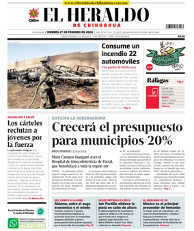 Cover of El Heraldo de Chihuahua
