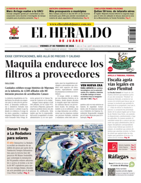 Cover of El Heraldo de Juarez