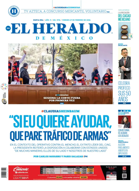 Cover of El Heraldo de Mexico