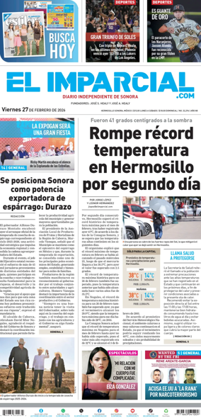 Cover of El Imparcial